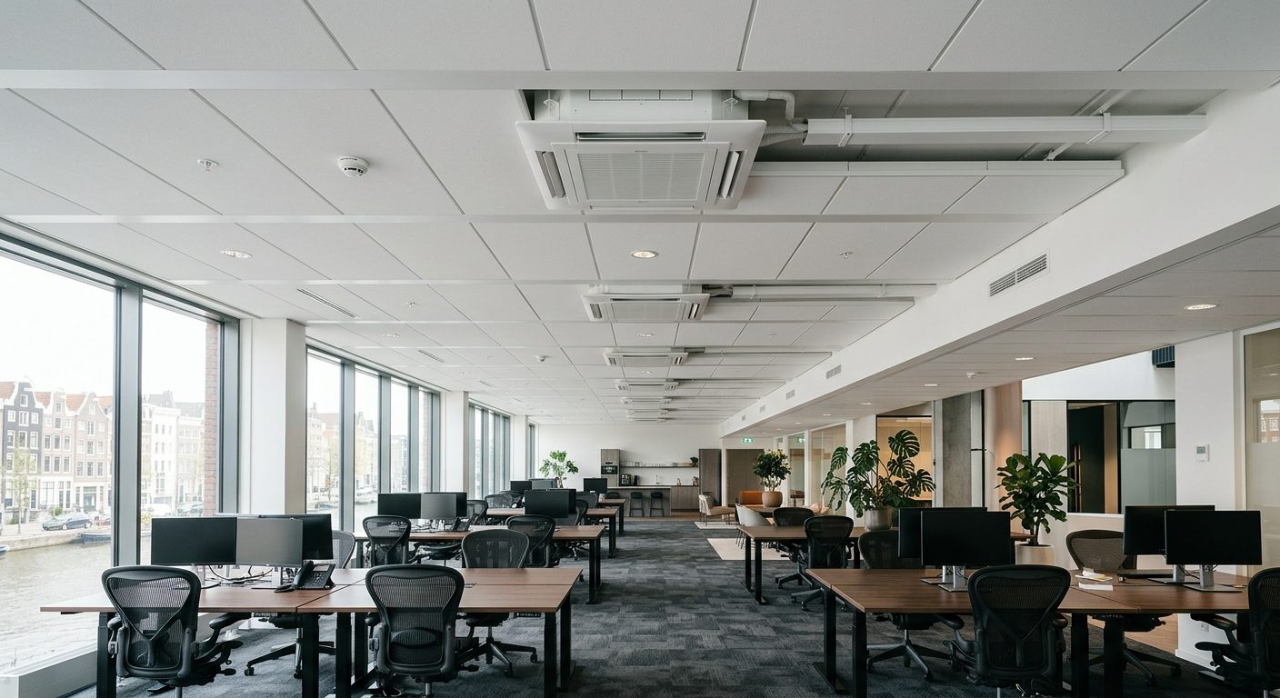 Klimaatinstallatie kantoorpand